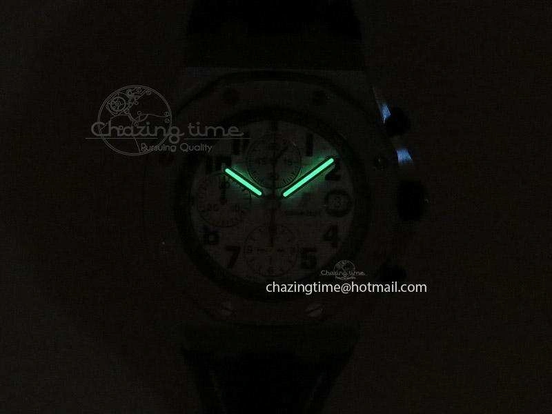 Royal Oak Offshore JF Best Edition “Pride of Mexico” on Black Leather Strap A7750