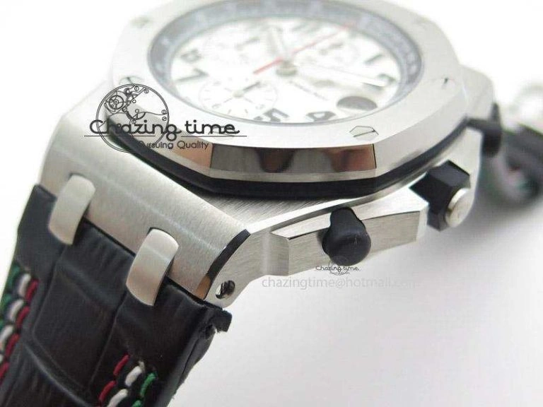Royal Oak Offshore JF Best Edition “Pride of Mexico” on Black Leather Strap A7750