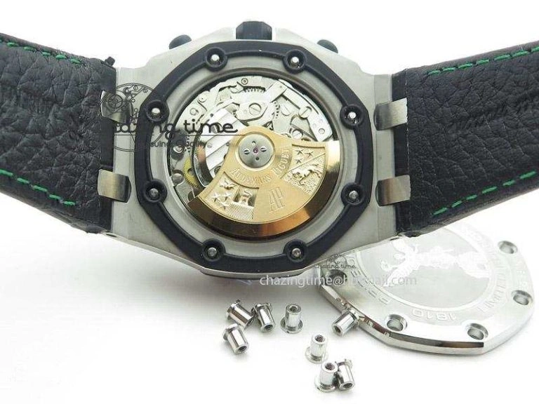 Royal Oak Offshore JF Best Edition “Pride of Mexico” on Black Leather Strap A7750