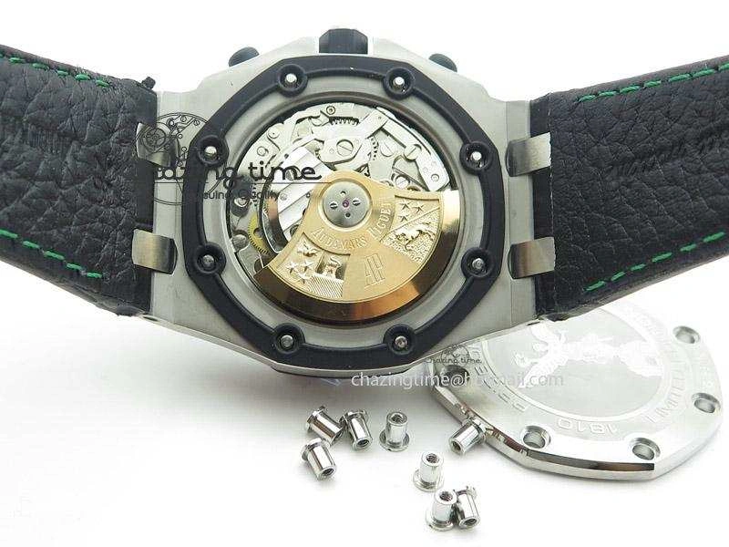 Royal Oak Offshore JF Best Edition “Pride of Mexico” on Black Leather Strap A7750