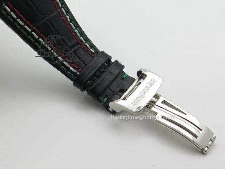 Royal Oak Offshore JF Best Edition “Pride of Mexico” on Black Leather Strap A7750