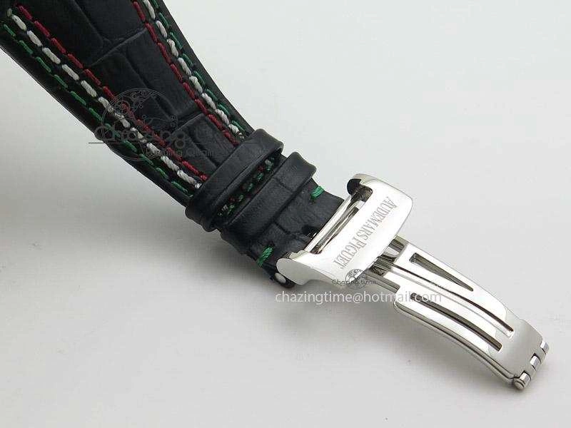 Royal Oak Offshore JF Best Edition “Pride of Mexico” on Black Leather Strap A7750