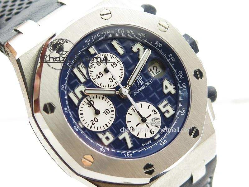 Royal Oak Offshore JF Best Edition “The National Classic Tour” On Blue Leather Strap A7750