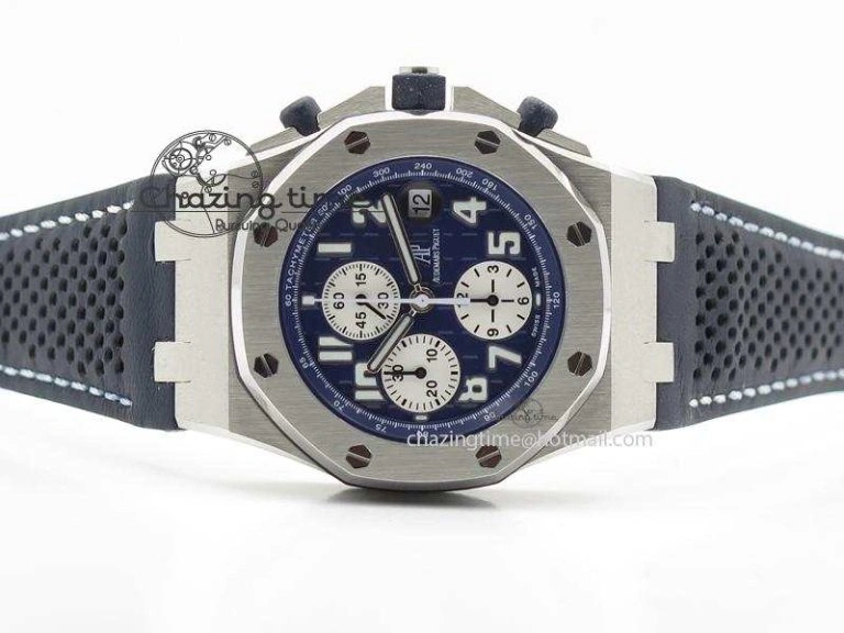 Royal Oak Offshore JF Best Edition “The National Classic Tour” On Blue Leather Strap A7750