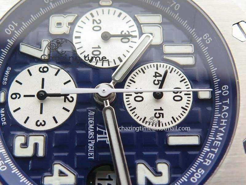 Royal Oak Offshore JF Best Edition “The National Classic Tour” On Blue Leather Strap A7750