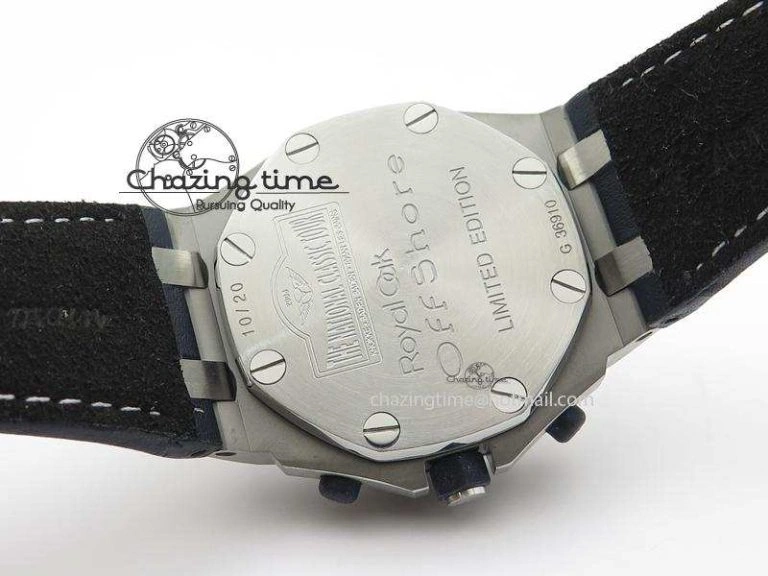 Royal Oak Offshore JF Best Edition “The National Classic Tour” On Blue Leather Strap A7750