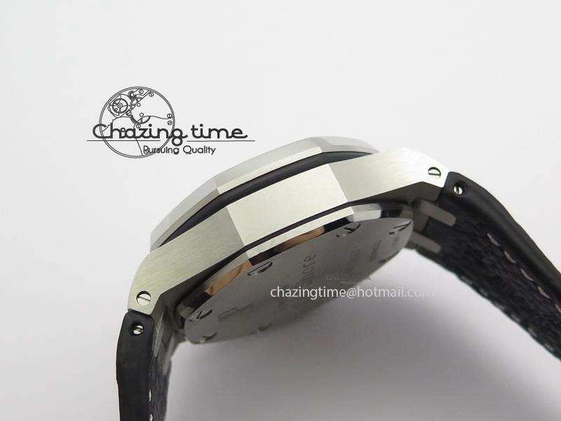 Royal Oak Offshore JF Ultimate Edition Silver Themes On Black Leather Strap A7750 V2