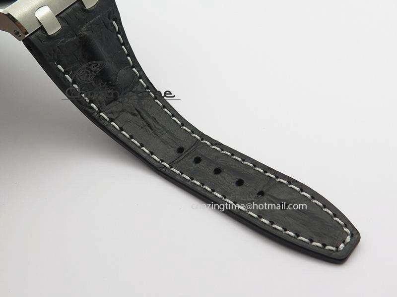 Royal Oak Offshore JF Ultimate Edition Silver Themes On Black Leather Strap A7750 V2