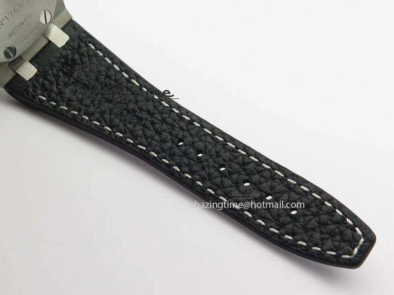 Royal Oak Offshore JF Ultimate Edition Silver Themes On Black Leather Strap A7750 V2