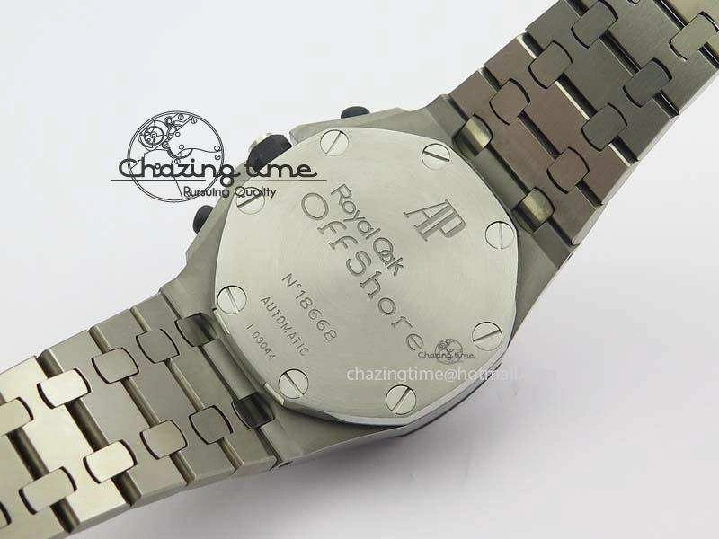 Royal Oak Offshore JF Ultimate Edition Silver Themes On SS Bracelet A7750 V2