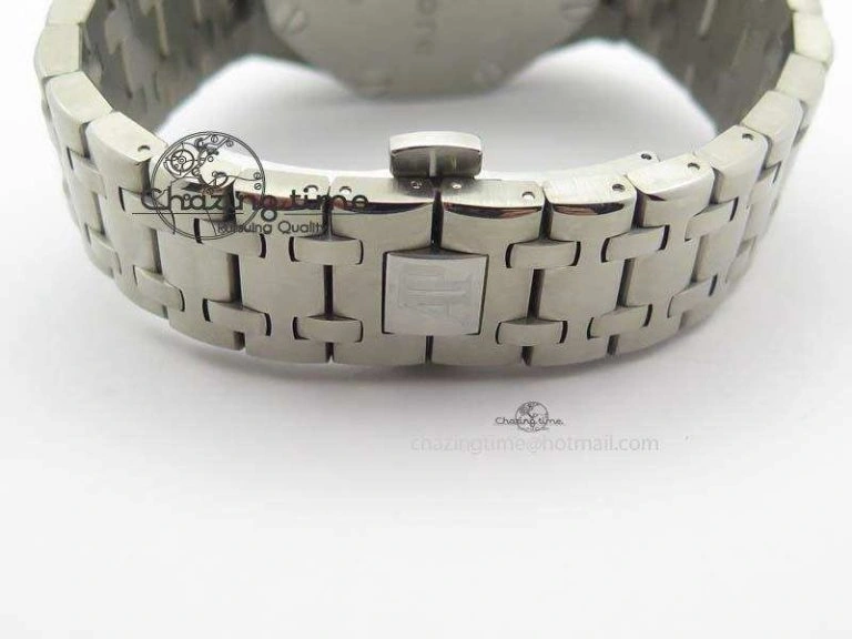 Royal Oak Offshore JF Ultimate Edition Silver Themes On SS Bracelet A7750 V2