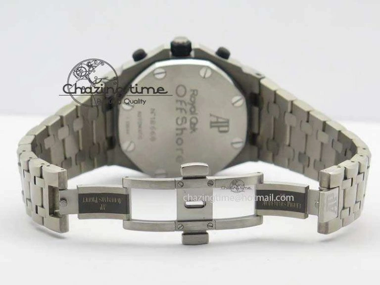 Royal Oak Offshore JF Ultimate Edition Silver Themes On SS Bracelet A7750 V2