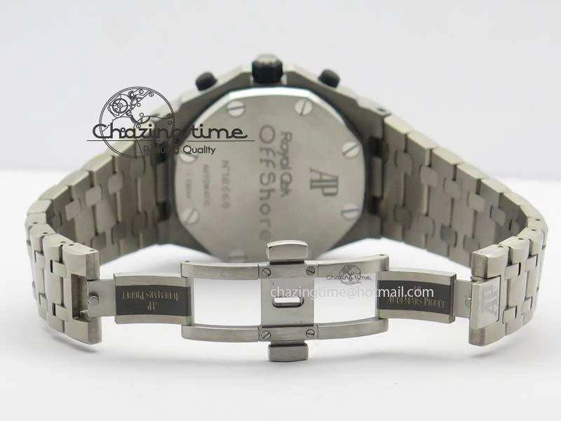 Royal Oak Offshore JF Ultimate Edition Silver Themes On SS Bracelet A7750 V2