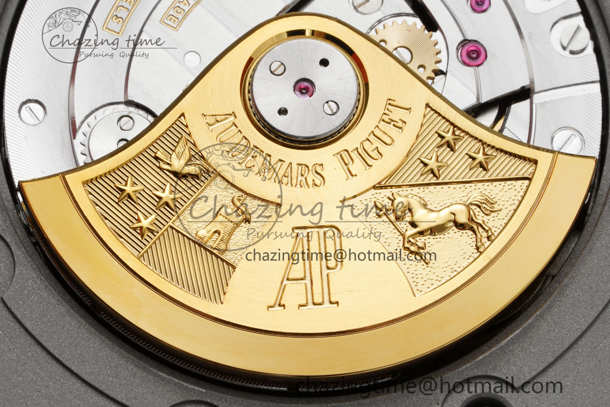 Royal Oak Offshore JJF 1:1 Best Edition “Dark Knight” on Black Red Leather Strap A3126