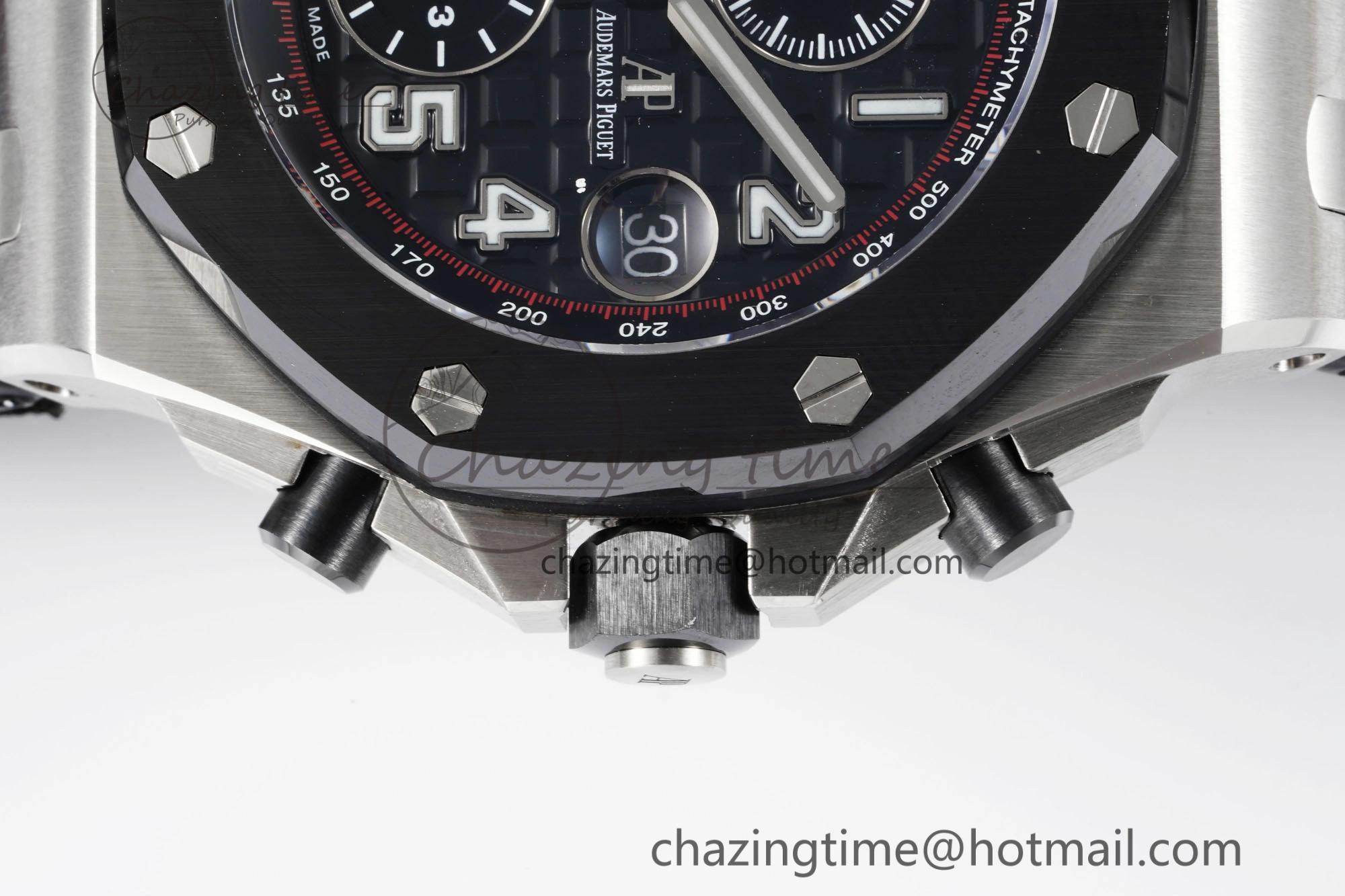 Royal Oak Offshore JJF 1:1 Best Edition “Dark Knight” on Black Red Leather Strap A3126