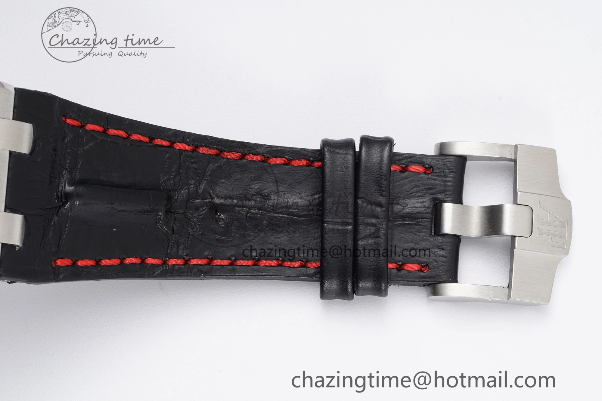 Royal Oak Offshore JJF 1:1 Best Edition “Dark Knight” on Black Red Leather Strap A3126