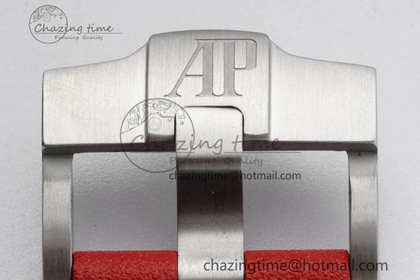 Royal Oak Offshore JJF 1:1 Best Edition “Dark Knight” on Black Red Rubber Strap A3126