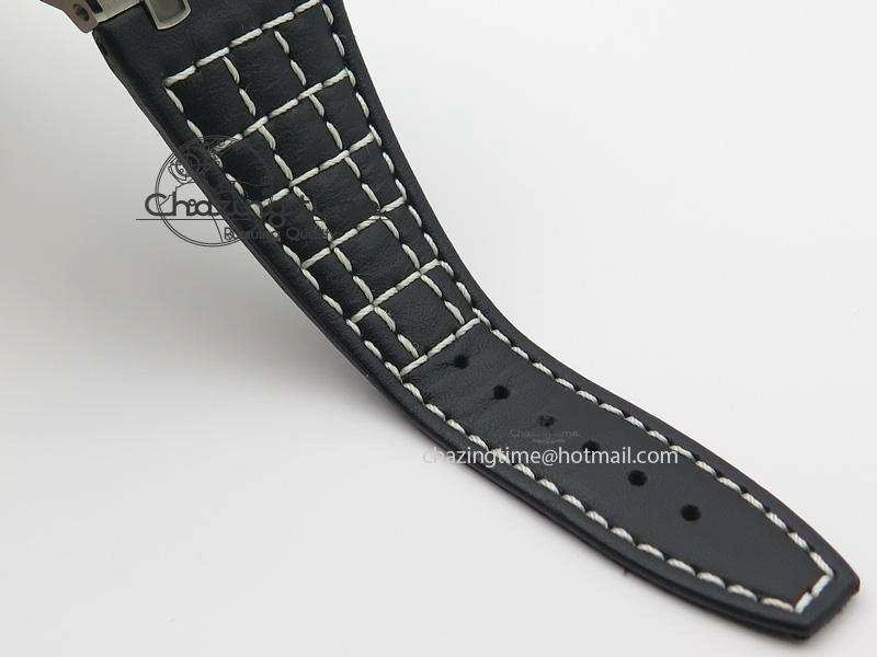 Royal Oak Offshore Juan Pablo Montoya JF Best Edition White Dial On Black Leather Strap A2226