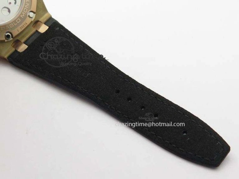 Royal Oak Offshore Juan Pablo Montoya RG JF Best Edition Black Dial On Black Leather Strap A2226