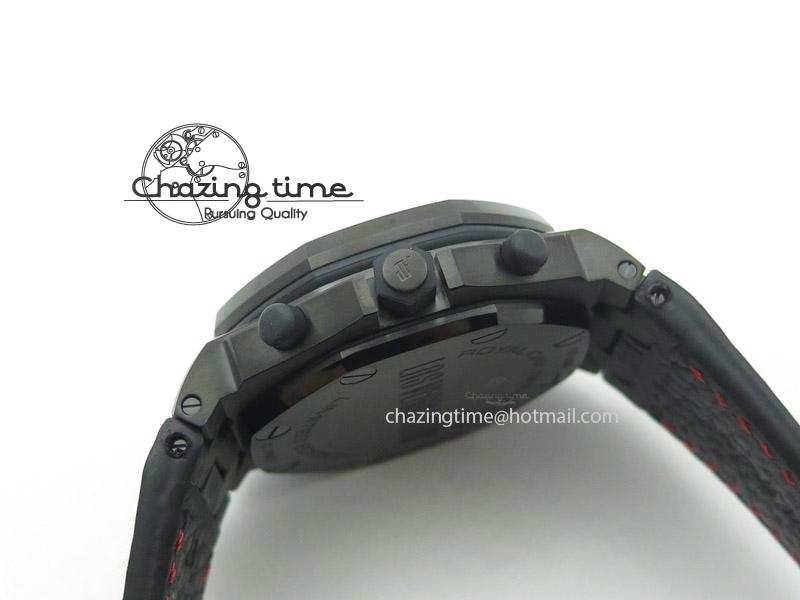 Royal Oak Offshore “Las Vegas” JF Best Edition On Black Leather Strap A7750