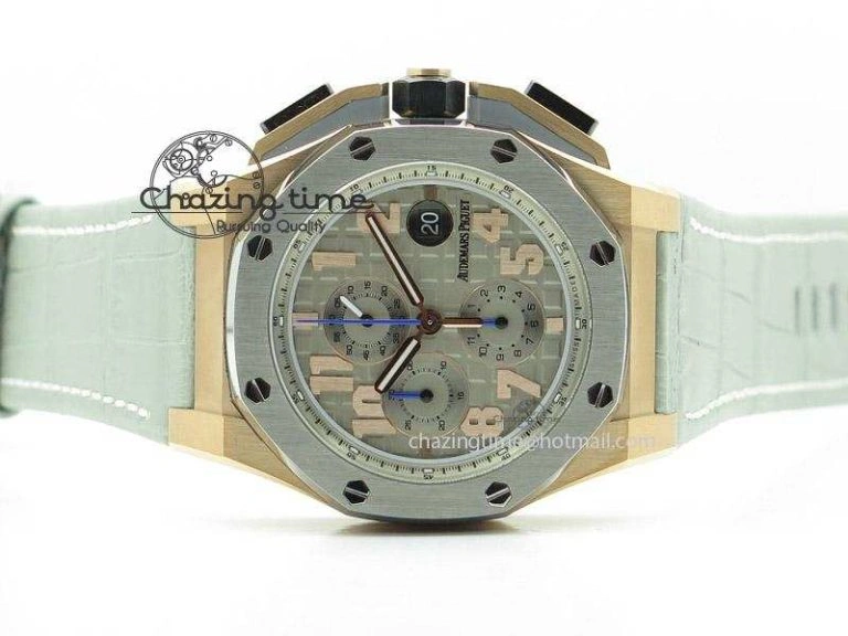 Royal Oak Offshore LeBron James Cermet Bezel JF Best Edition On Leather Strap A3126 (Free Rubber Strap)