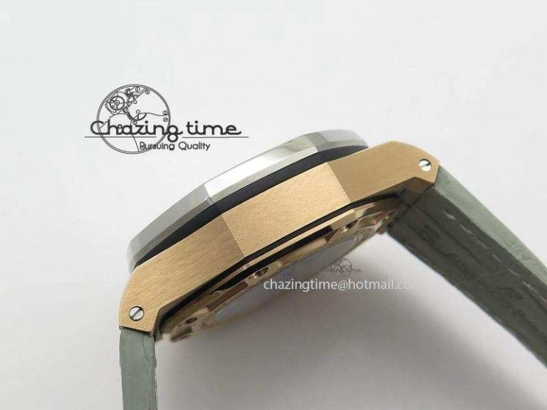 Royal Oak Offshore LeBron James Cermet Bezel JF Best Edition On Leather Strap A3126 (Free Rubber Strap)