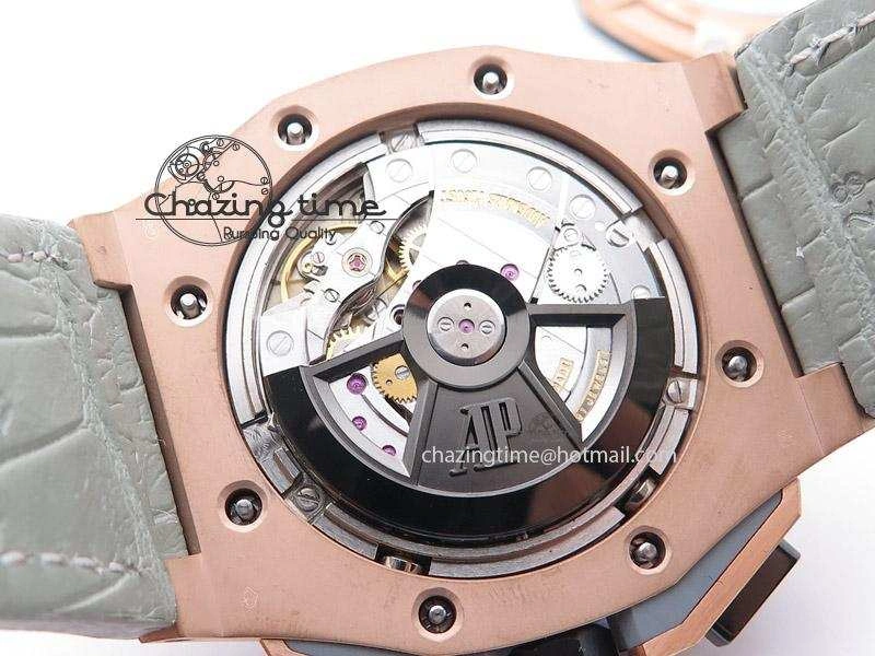 Royal Oak Offshore LeBron James Cermet Bezel JF Best Edition On Leather Strap A3126 (Free Rubber Strap)