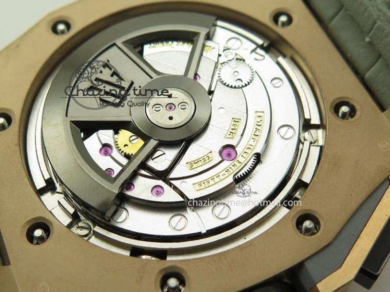 Royal Oak Offshore LeBron James Cermet Bezel JF Best Edition On Leather Strap A3126 (Free Rubber Strap)