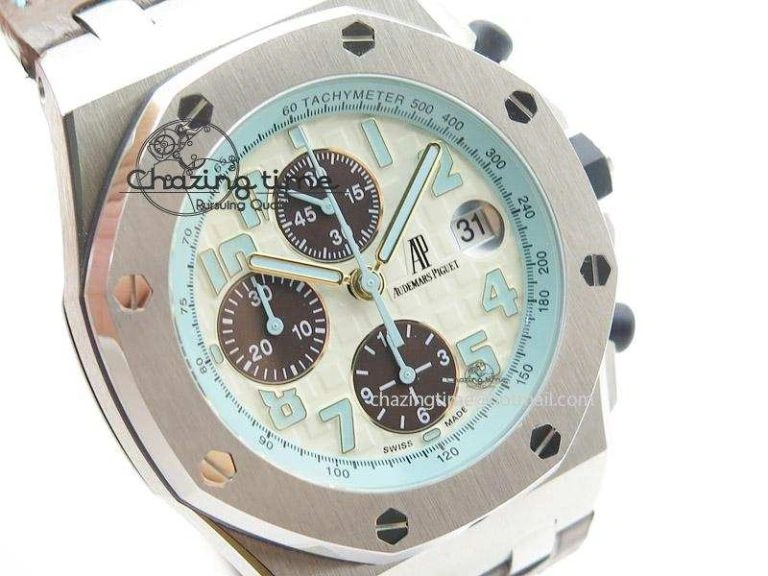 Royal Oak Offshore Montauk Highway JF Best Edition on Brown Leather Strap A7750