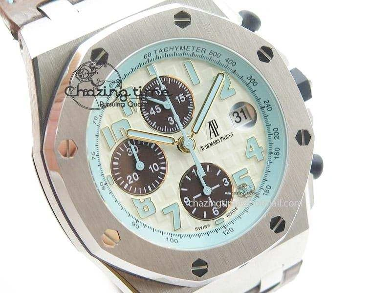 Royal Oak Offshore Montauk Highway JF Best Edition on Brown Leather Strap A7750