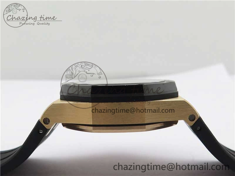 Royal Oak Offshore Pride Of Germany 44mm RG JF 1:1 Best Edition on Rubber Strap A3126 w  Cyclops and DW Mod V2