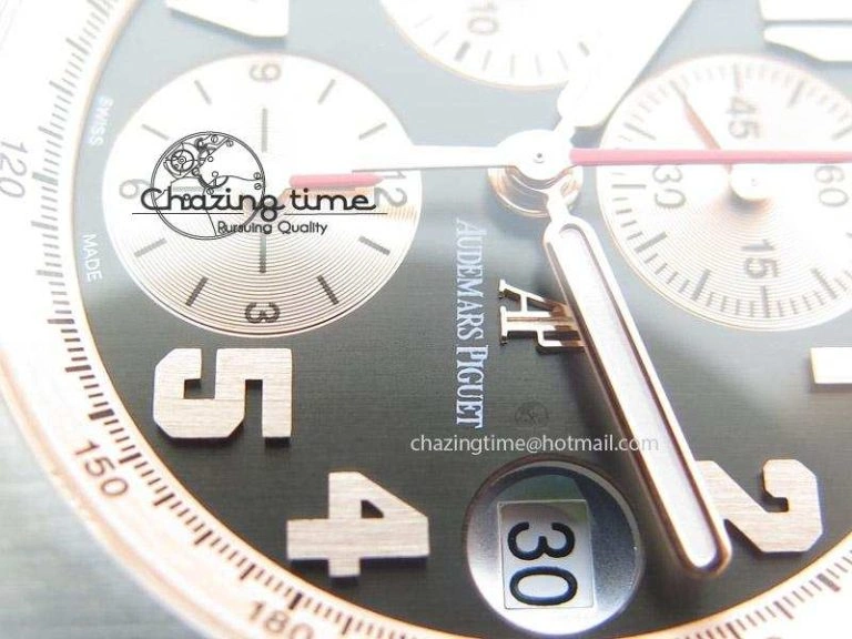 Royal Oak Offshore “Pride of Indonesia” JF Best Edition On Grey Leather Strap A7750