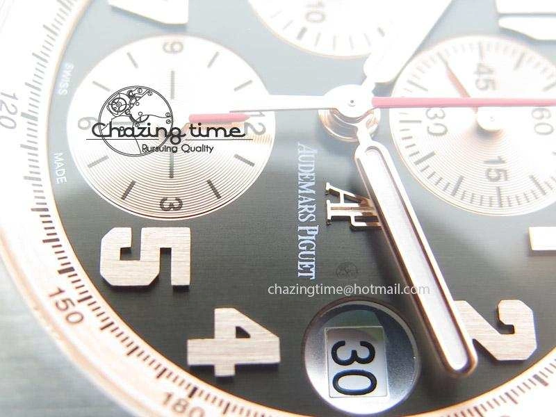 Royal Oak Offshore “Pride of Indonesia” JF Best Edition On Grey Leather Strap A7750