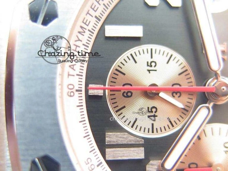 Royal Oak Offshore “Pride of Indonesia” JF Best Edition On Grey Leather Strap A7750