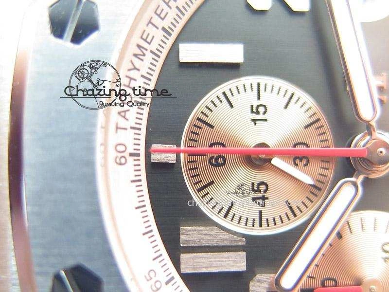 Royal Oak Offshore “Pride of Indonesia” JF Best Edition On Grey Leather Strap A7750