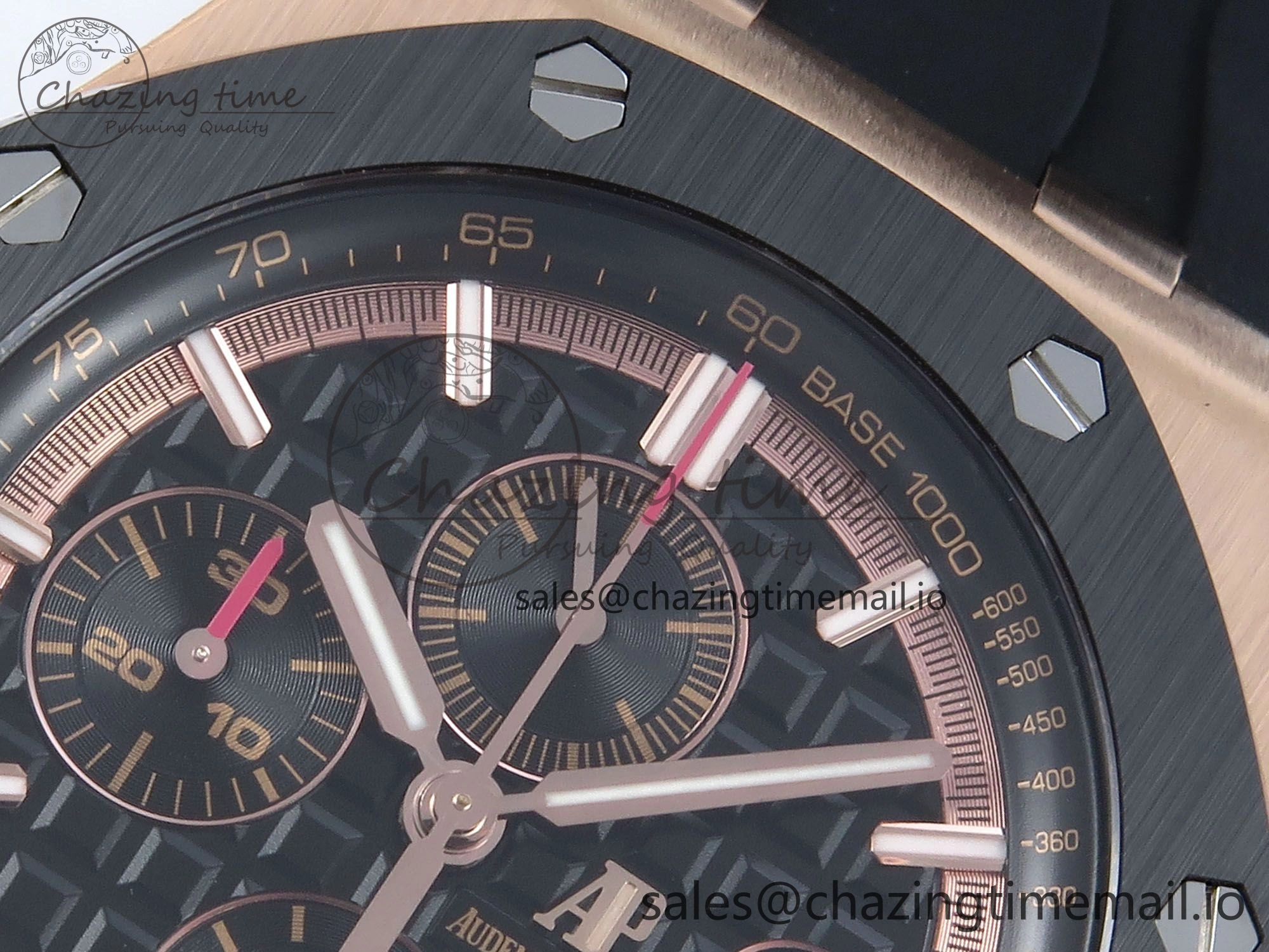 Royal Oak Offshore RG APF Best Edition Black Dial on Black Rubber Strap A3126