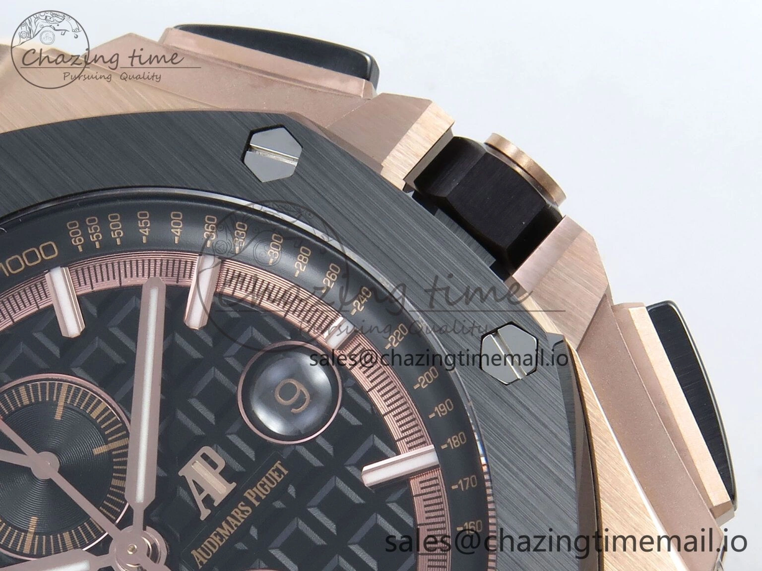 Royal Oak Offshore RG APF Best Edition Black Dial on Black Rubber Strap A3126