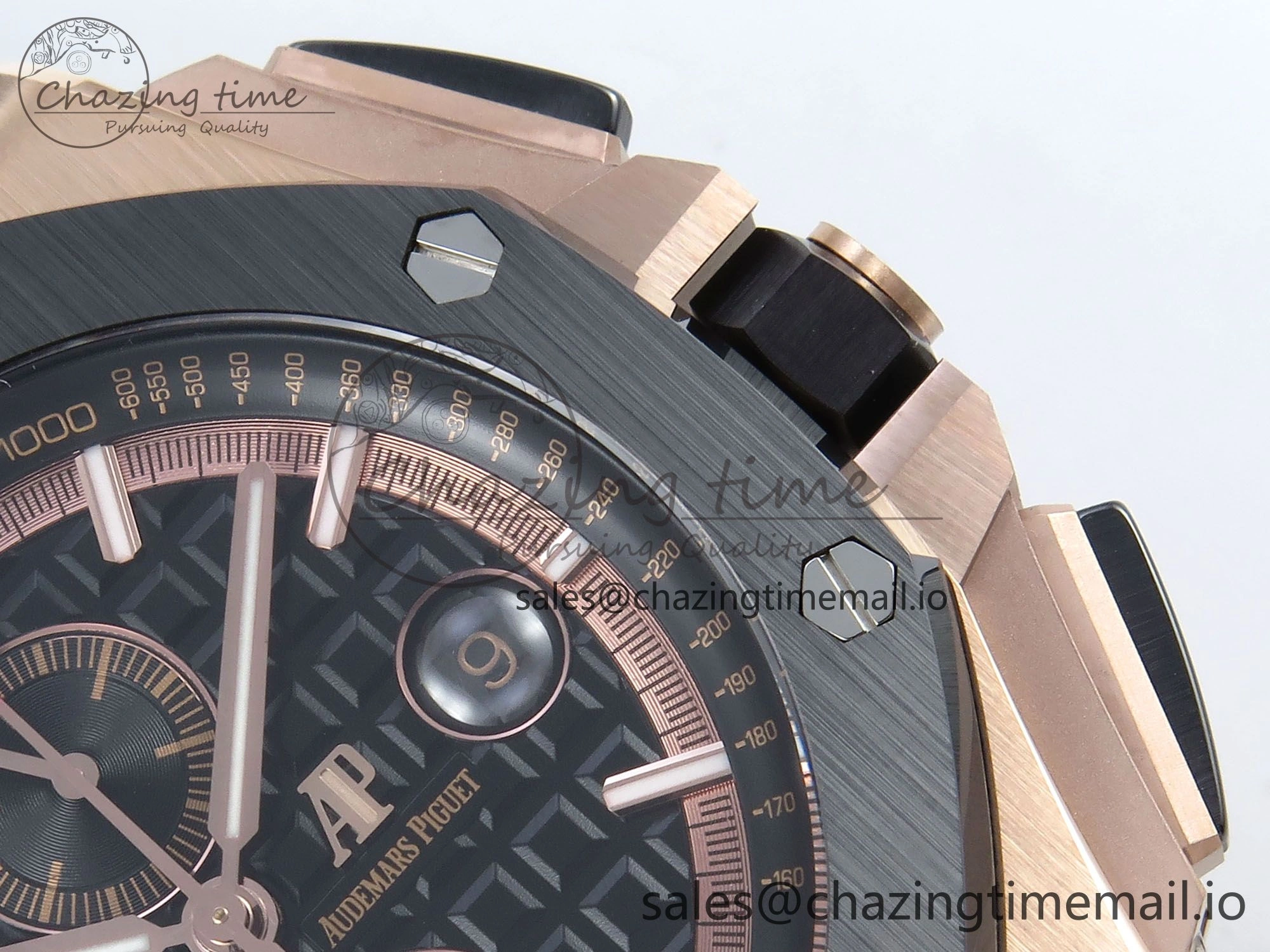 Royal Oak Offshore RG APF Best Edition Black Dial on Black Rubber Strap A3126