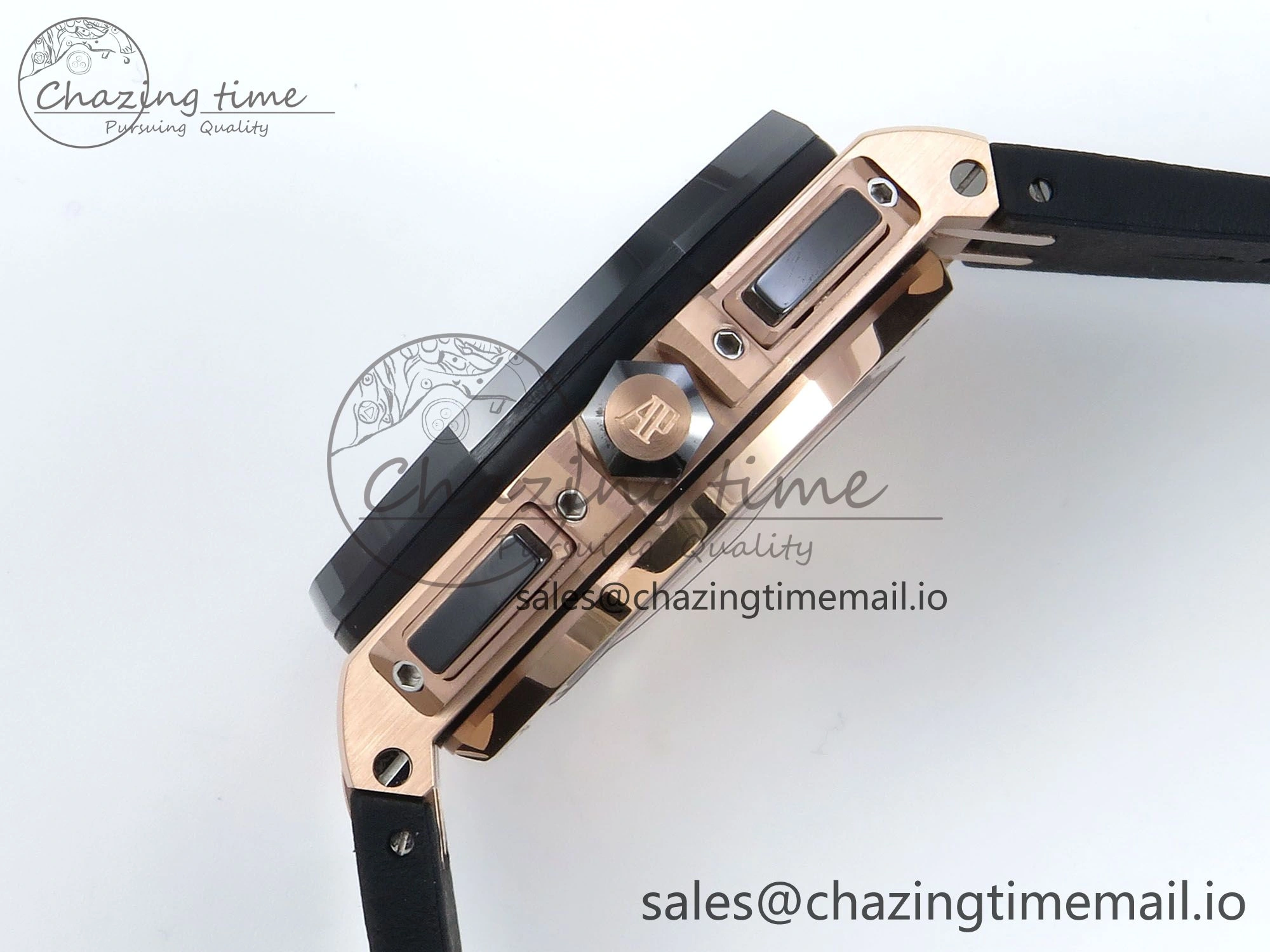 Royal Oak Offshore RG APF Best Edition Black Dial on Black Rubber Strap A3126