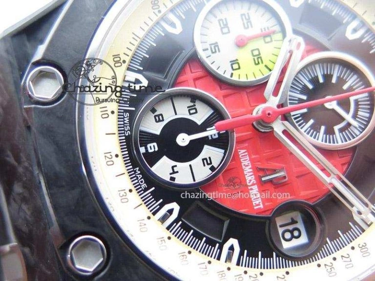Royal Oak Offshore Real Forge Carbon Grand Prix JF Best Edition V3 A3126 (Free XS Rubber Strap)