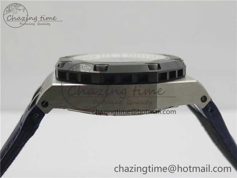 Royal Oak Offshore Ruben Barrichello II JF Best Edition Blue Dial on Blue Leather Strap A3126 V2