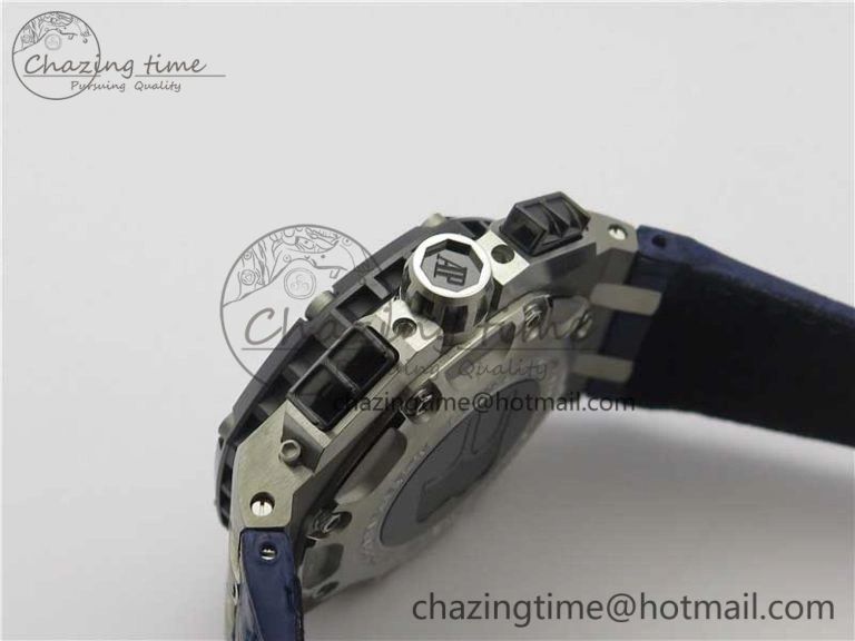 Royal Oak Offshore Ruben Barrichello II JF Best Edition Blue Dial on Blue Leather Strap A3126 V2