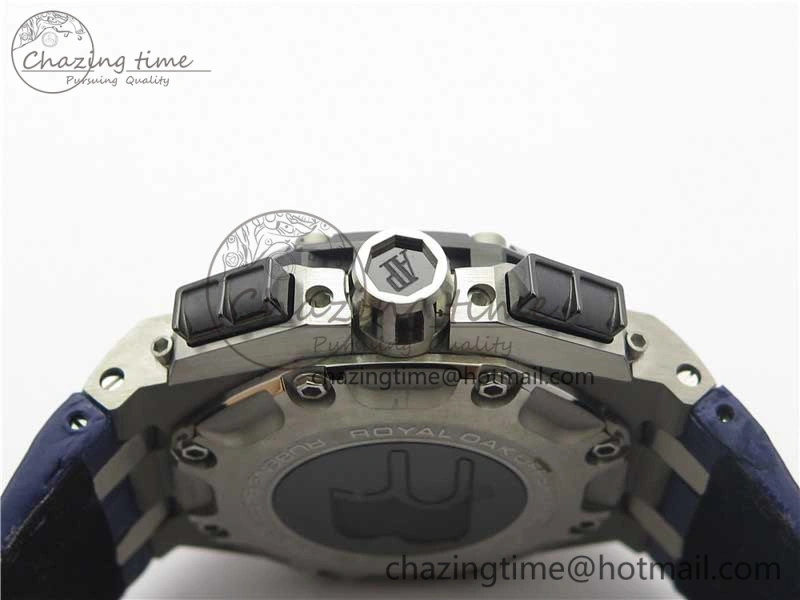 Royal Oak Offshore Ruben Barrichello II JF Best Edition Blue Dial on Blue Leather Strap A3126 V2