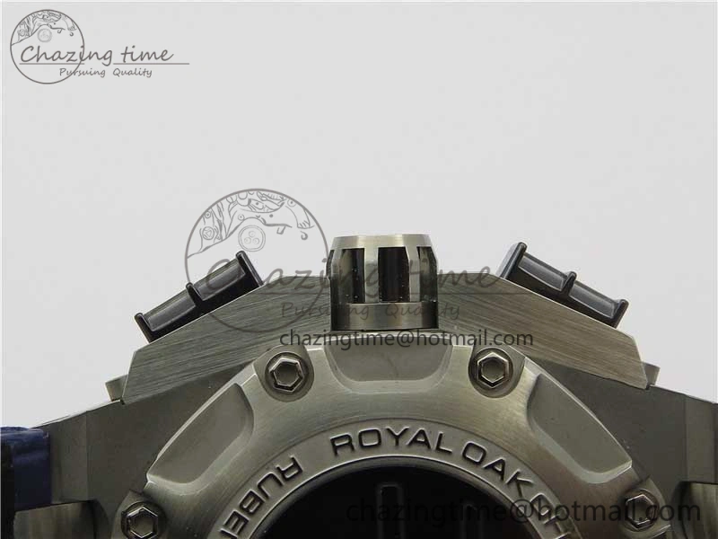 Royal Oak Offshore Ruben Barrichello II JF Best Edition Blue Dial on Blue Leather Strap A3126 V2