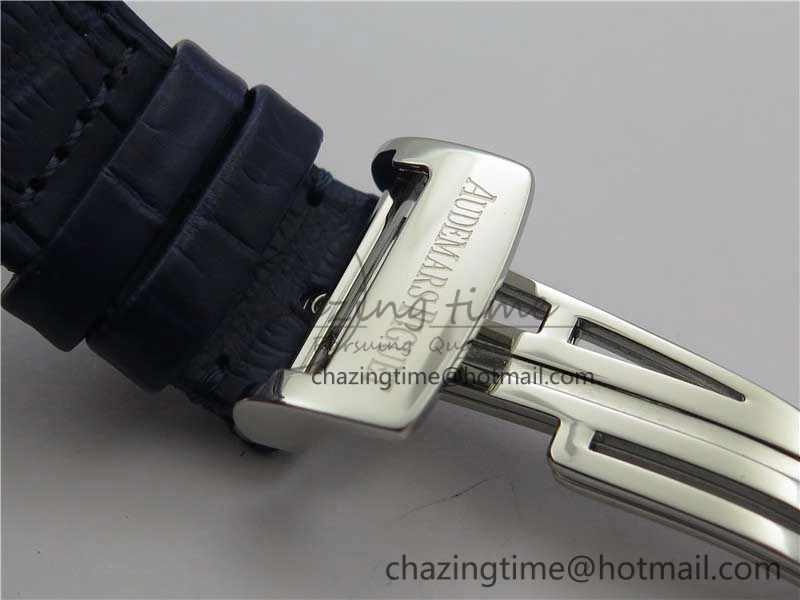 Royal Oak Offshore Ruben Barrichello II JF Best Edition Blue Dial on Blue Leather Strap A3126 V2