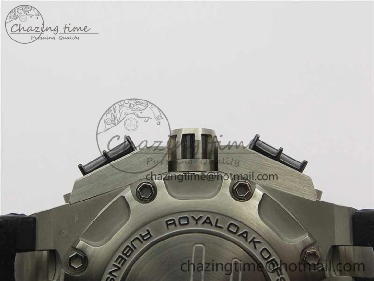 Royal Oak Offshore Ruben Barrichello II JF Best Edition Skeleton Dial on Black Leather Strap A3126 V2