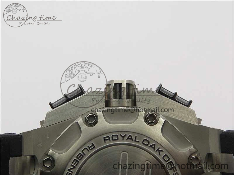 Royal Oak Offshore Ruben Barrichello II JF Best Edition Skeleton Dial on Black Leather Strap A3126 V2
