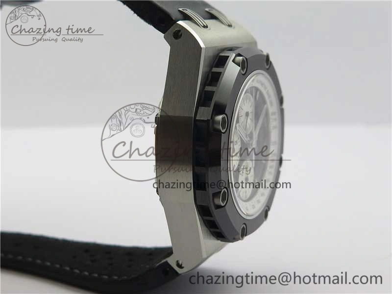 Royal Oak Offshore Ruben Barrichello II JF Best Edition Skeleton Dial on Black Leather Strap A3126 V2