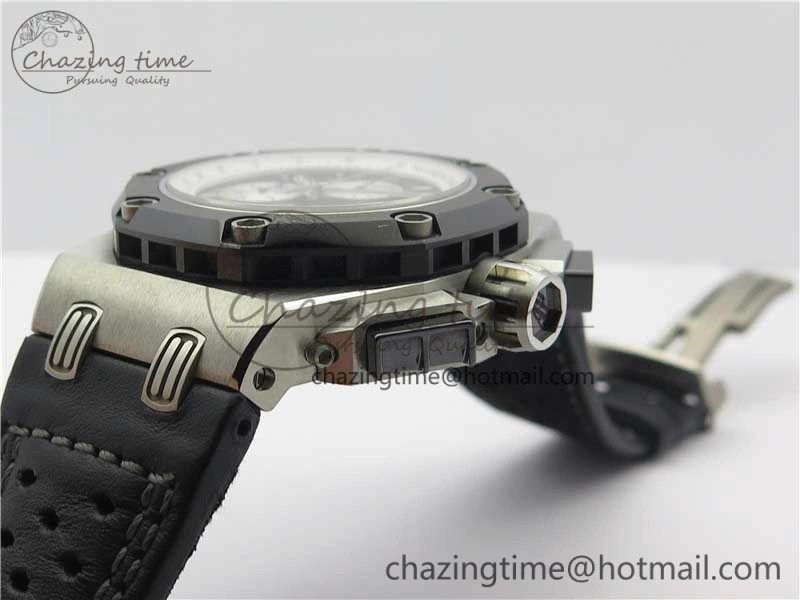 Royal Oak Offshore Ruben Barrichello II JF Best Edition Skeleton Dial on Black Leather Strap A3126 V2