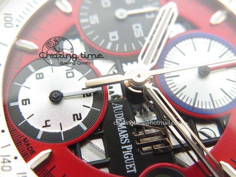 Royal Oak Offshore Ruben Barrichello III RG JF Best Edition On Black Leather Strap A3126